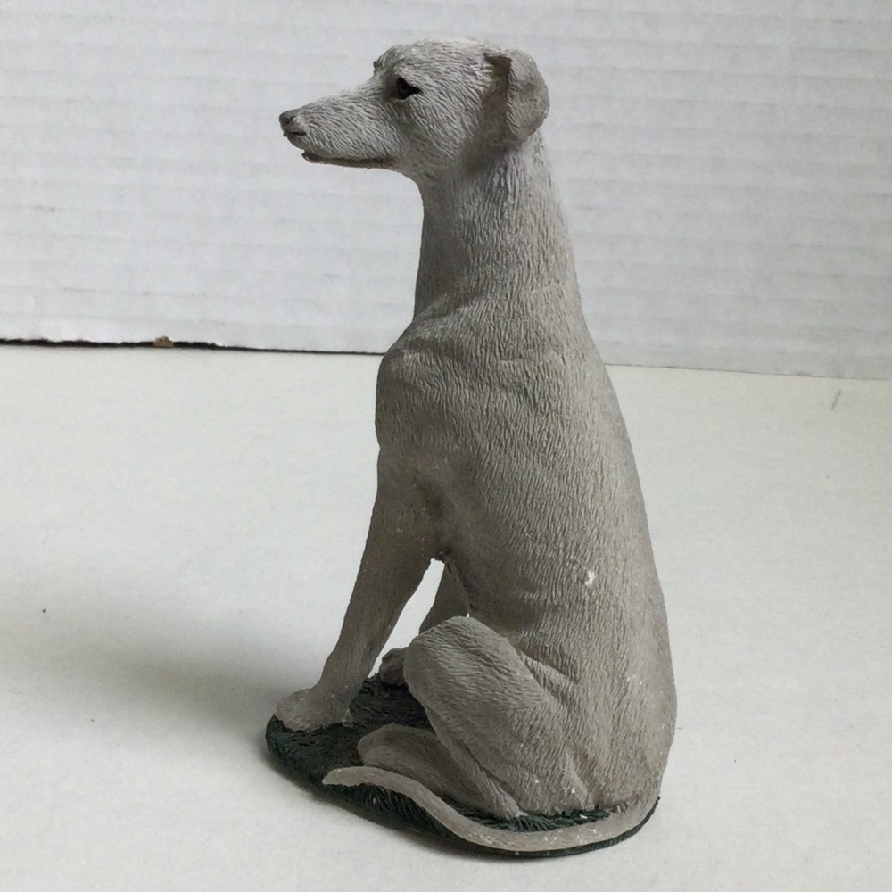 Stone Critters SC-448 Greyhound Realistic Resin Figurine Dog VTG - Picture 2 of 9